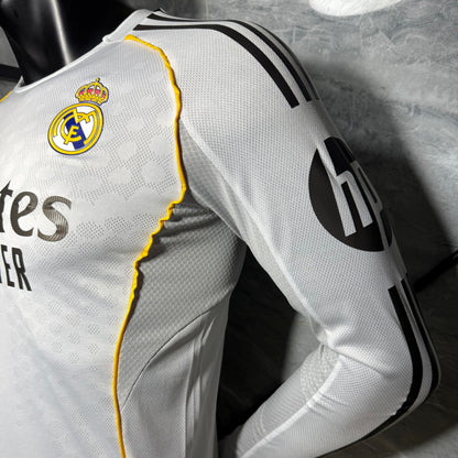 Real Madrid 25/26 Local Vers. Jugador | Manga Larga